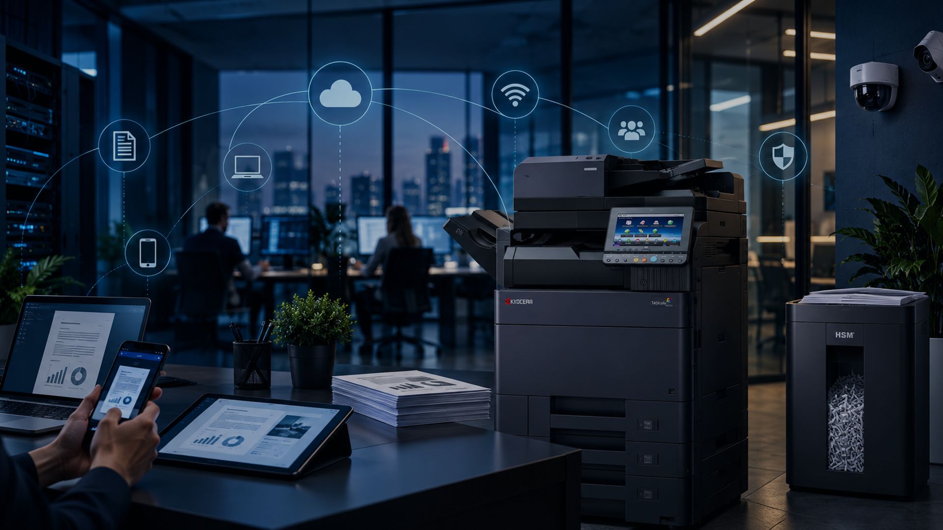 Equipamiento tecnológico para oficinas provisto por AKYO